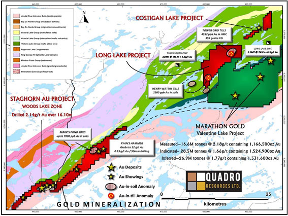 Figure 3: Quadro’s Victoria Lake projects, detail.